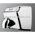 High quality metal hand dryer with jet speed, wall mount stainless steel sensor hand dryer